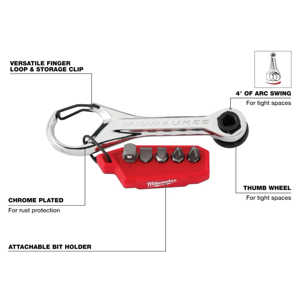 Milwaukee 7-in-1 Multi-Bit Mini Ratchet2
