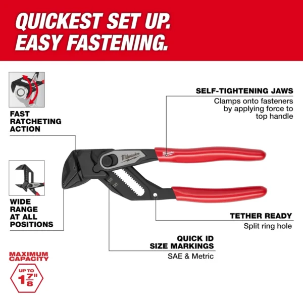 Milwaukee 7in Pliers Wrench3
