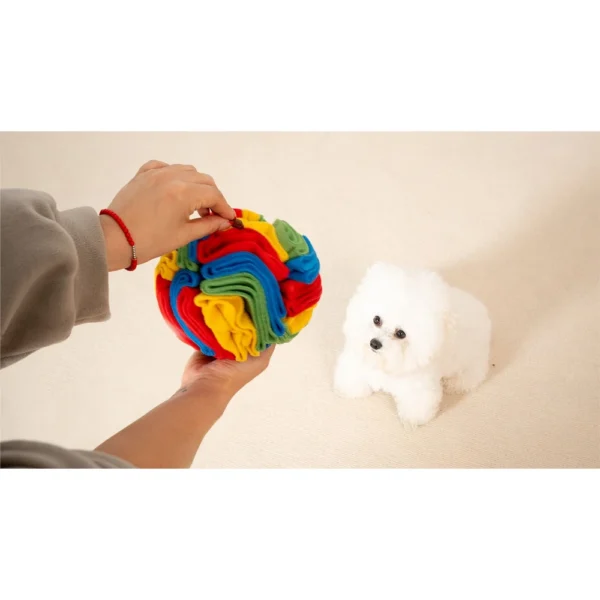 Territory Holiday Foraging Snuffle Ball Dog Toy