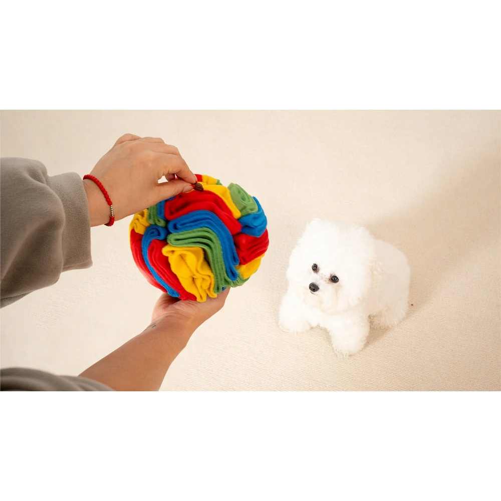 Territory Holiday Foraging Snuffle Ball Dog Toy