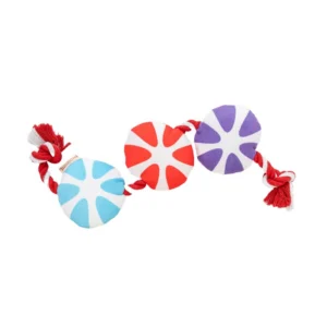 Territory Plush Candy Rope Tug Dog Toy