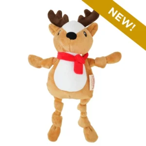 Territory Reindeer Knotted Plush Dog Toy