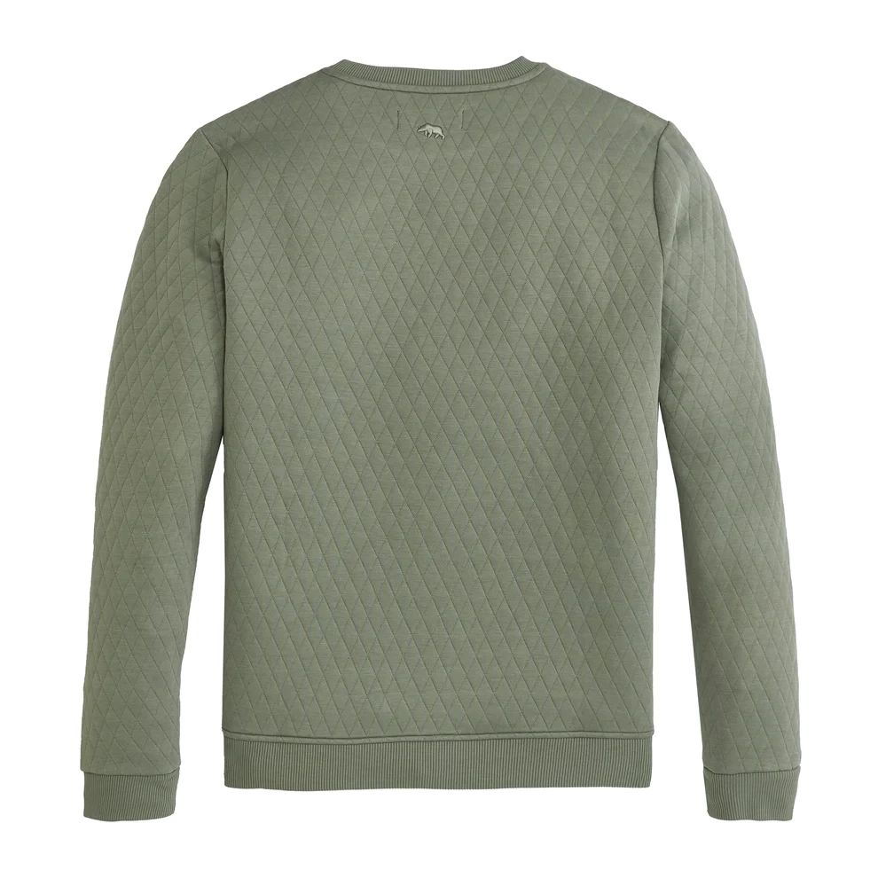 Onward Reserve Clarke Quilted Crewneck - Sea Spray