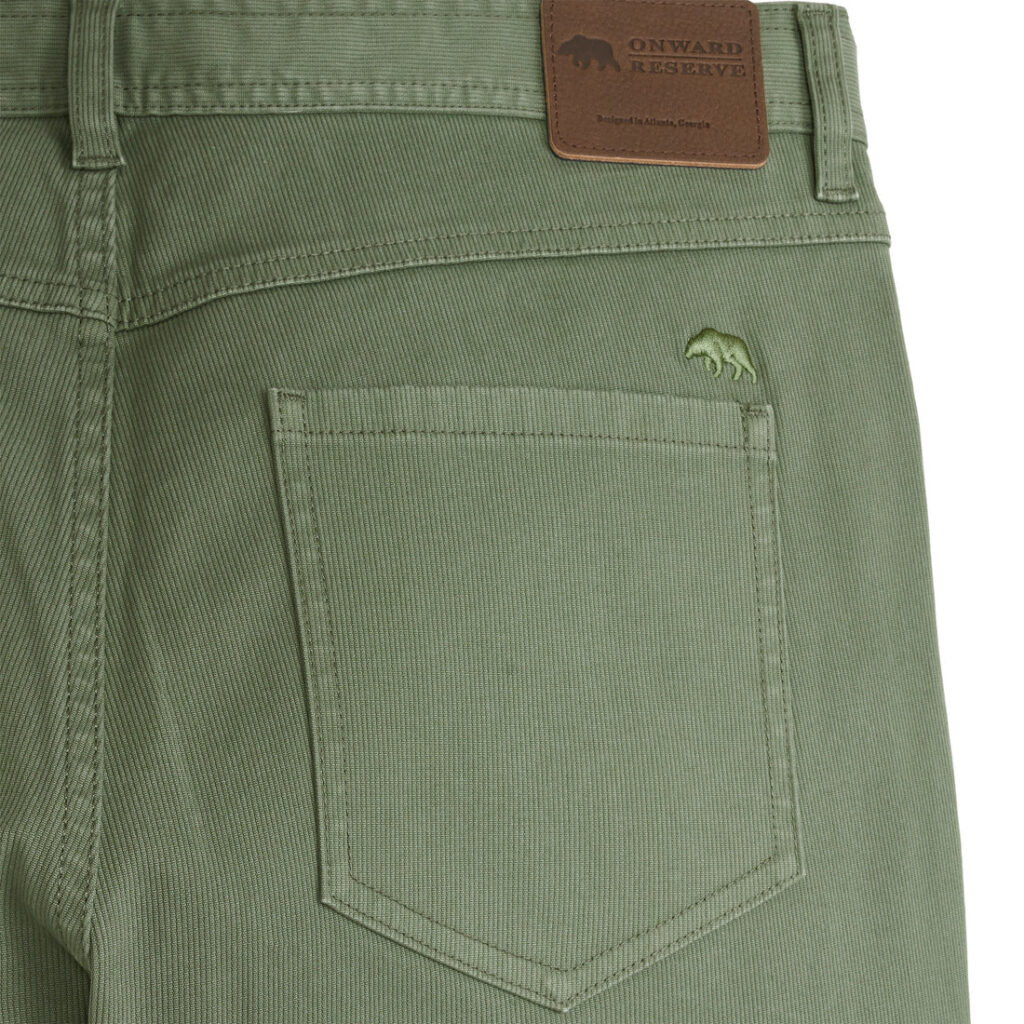 Onward Reserve Bedford Five Pocket Pant - Sea Spray2