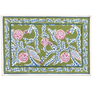 Pomegranate Climbing Dahlia Lavender & Fern Placemat