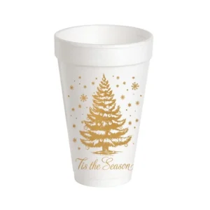 Rosanne Beck Tis the Season Styrofoam Cups
