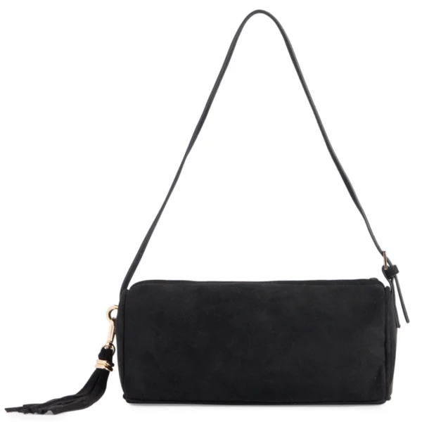 Shiraleah Kylie Barrel Shoulder Bag Black