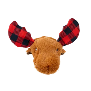Tall Tails 2-in-1 Holiday Moose Fetch Ball Dog Toy