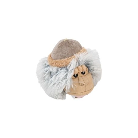 Tall Tails 2-in-1 Holiday Yeti Fetch Ball Dog Toy