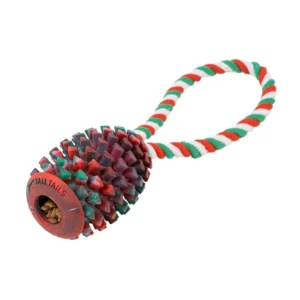 Tall Tails Natural Rubber Pinecone Treat-And-Tug Dog Toy