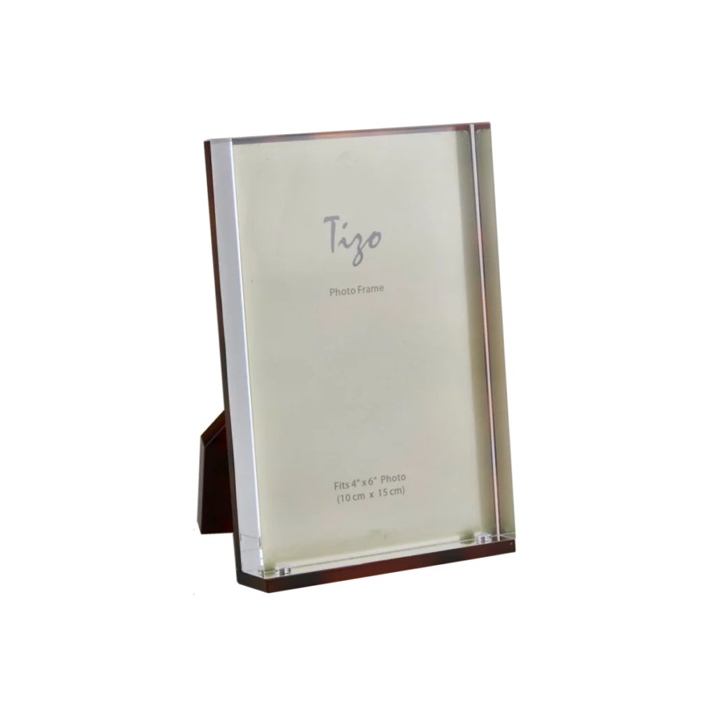 Tizo Lucite Tortoise Shell 5x7 Frame
