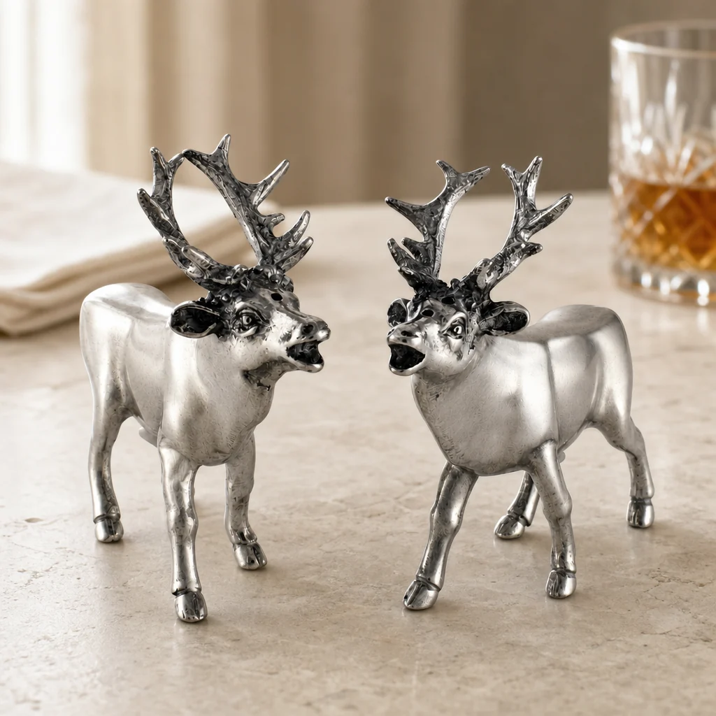 Vagabond House Deer Salt & Pepper Set2