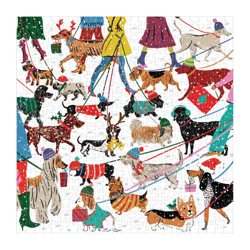 Winter Dogs 500 Piece Jigsaw Puzzle2